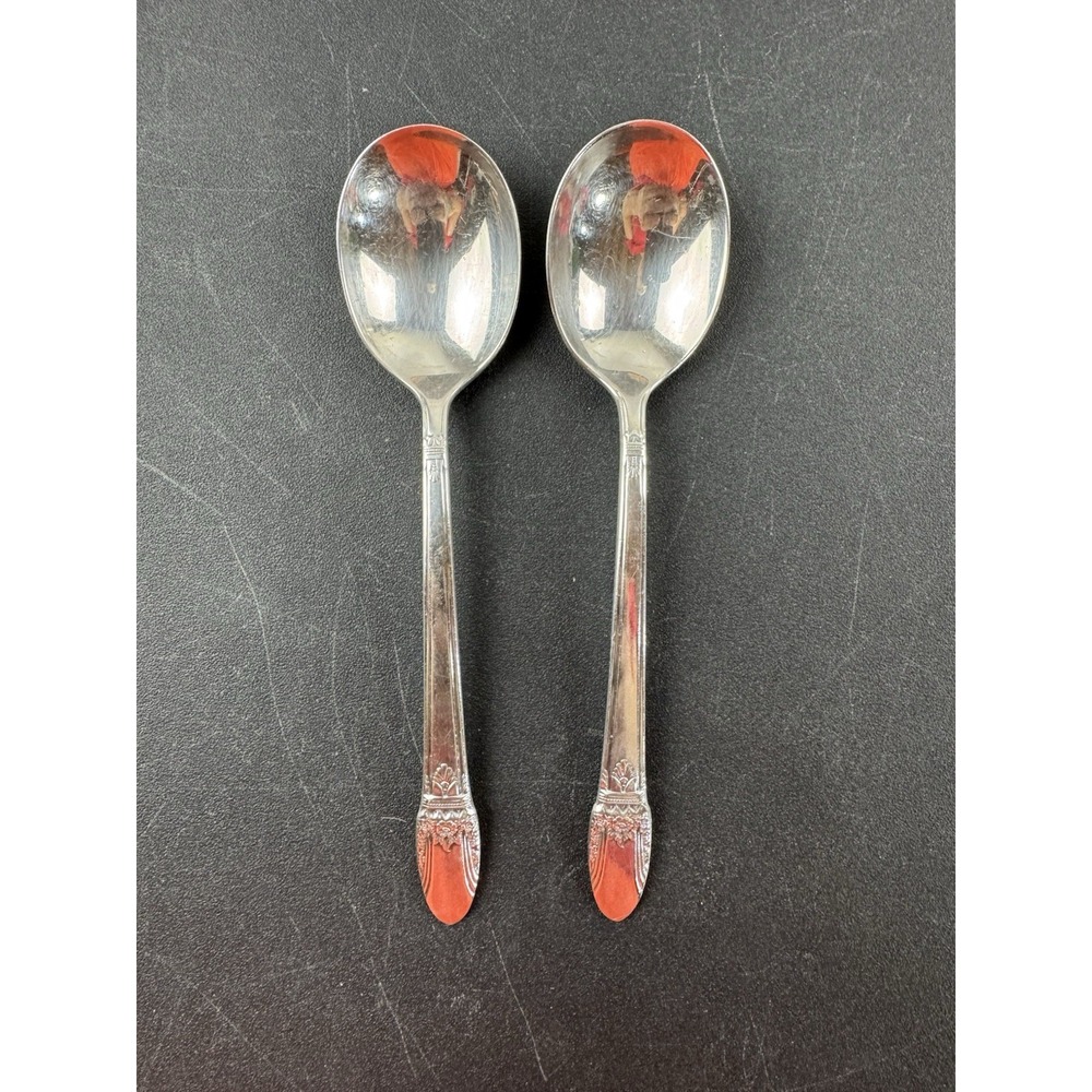 Rogers Bros. Silverplate 1847 tea spoons‎ set of 2